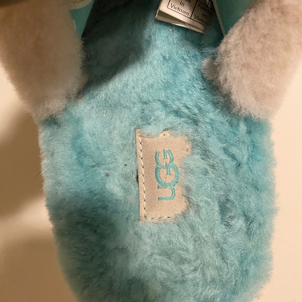 Ugg Fluff Yeah Green Fur Sheep Slides Slipper San… - image 5